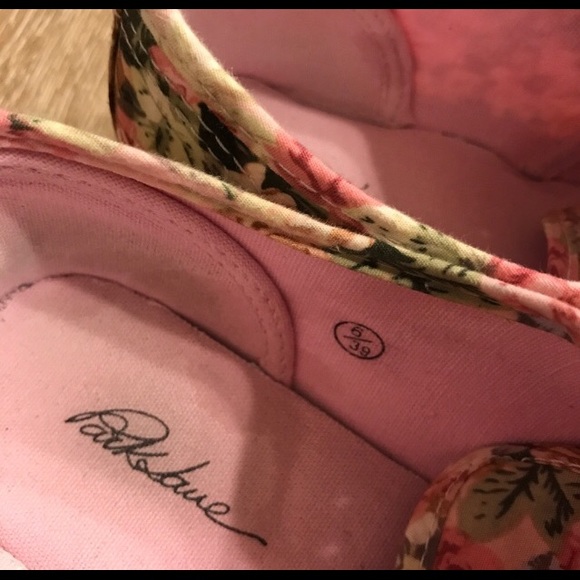 ASOS PARK LANE PUNK FLORAL PLATFORM SHOES. - Picture 4 of 5